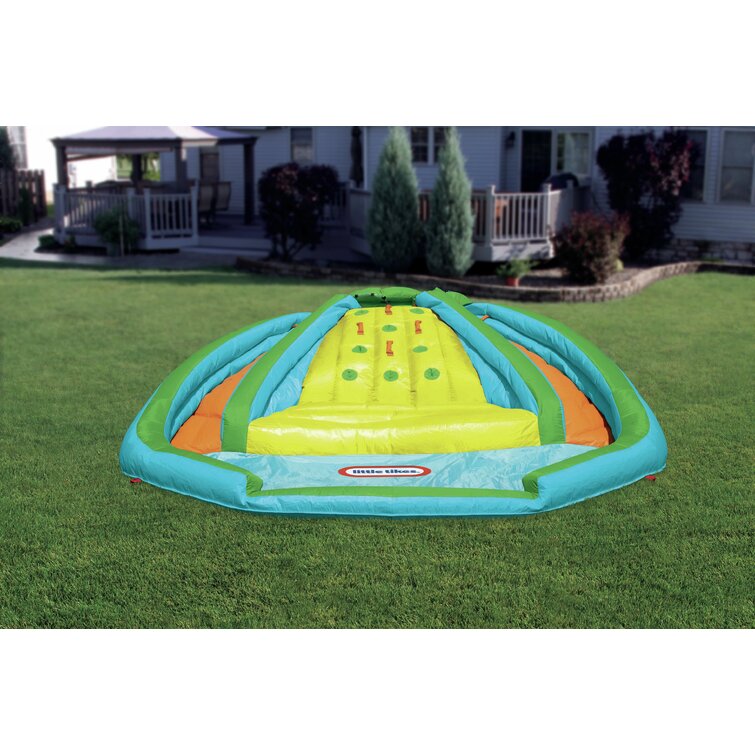 Rocky mountain river race inflatable hot sale slide bouncer